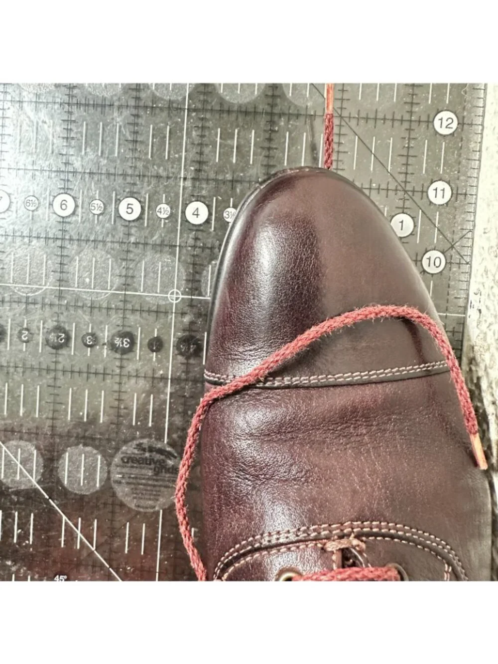 Paolo Lantorno Men Size EU 40 US 7 Brown Leather Cap Toe Oxford Dress Shoes